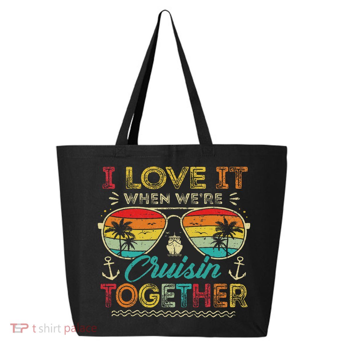 Cruise Squad 2025 Family Group Matching Summer Vacation 25L Jumbo Tote