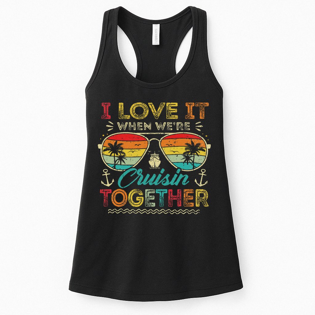 Cruise Squad 2025 Family Group Matching Summer Vacation Womens Tank Top