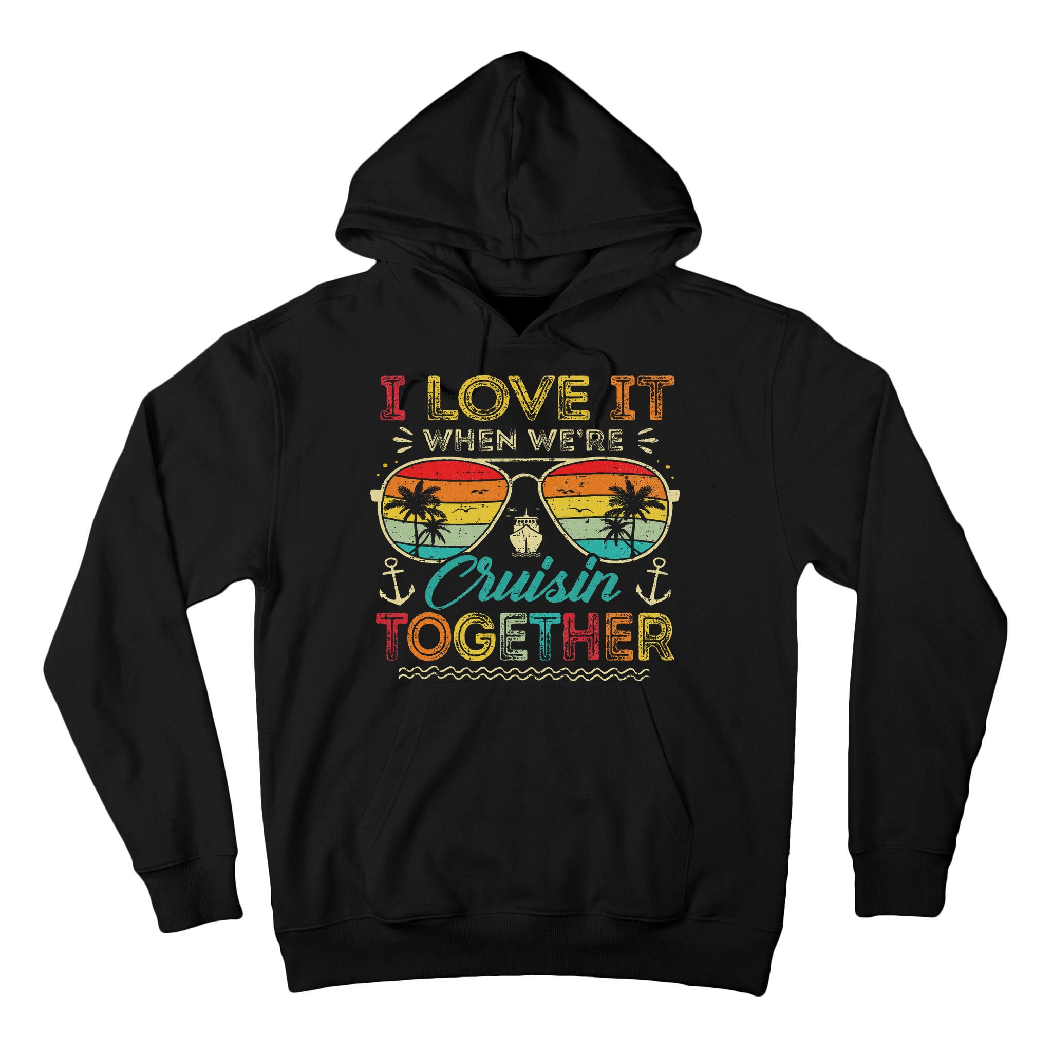 Cruise Squad 2025 Family Group Matching Summer Vacation Tall Hoodie