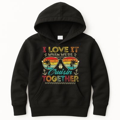 Cruise Squad 2025 Family Group Matching Summer Vacation Kids Hoodie