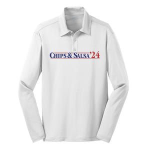 Chips & Salsa 2024 Silk Touch Performance Long Sleeve Polo