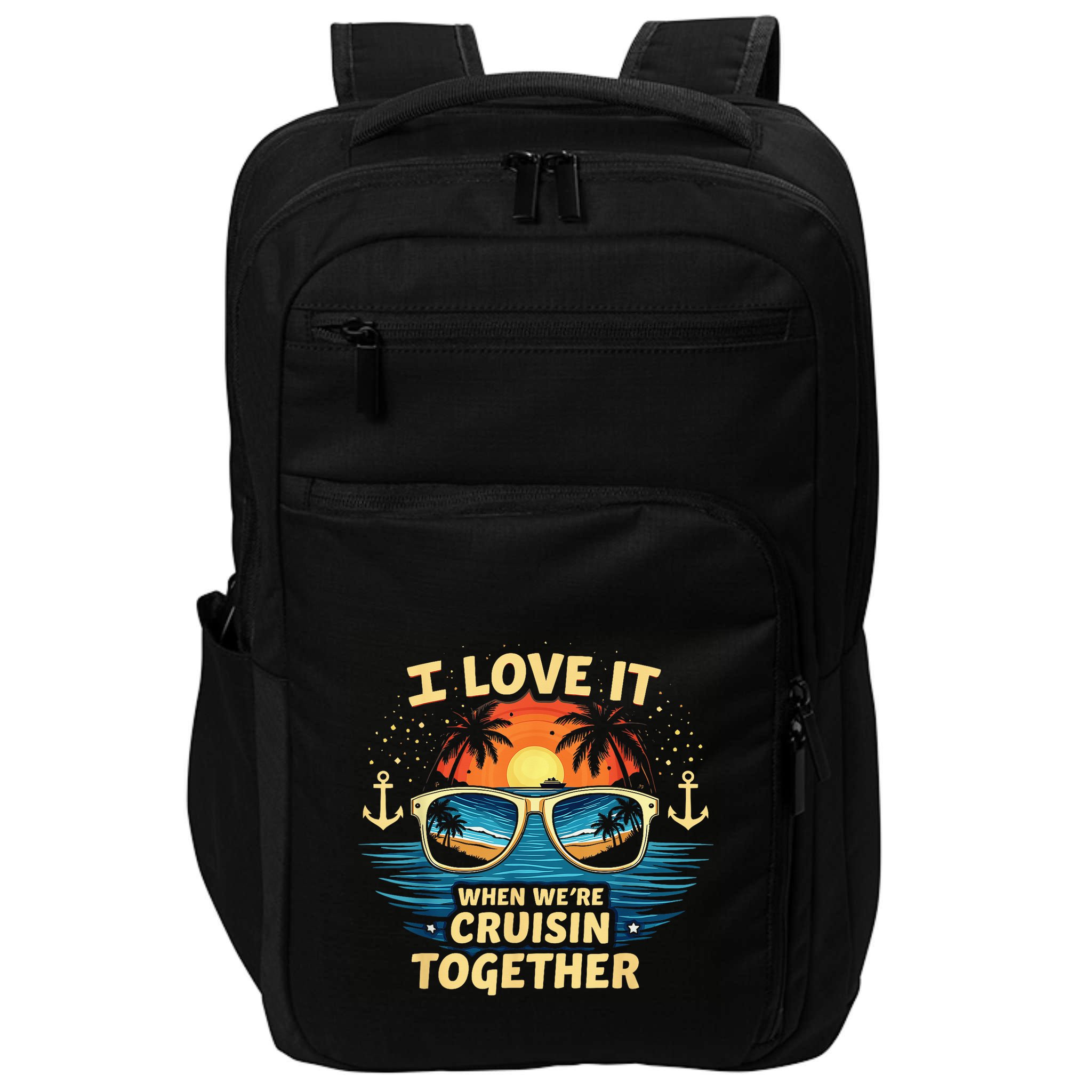 Cruise Squad 2025 Summer Vacation Matching Family Cruise Impact Tech Backpack