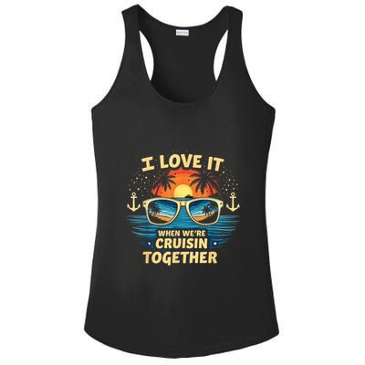 Cruise Squad 2025 Summer Vacation Matching Family Cruise Ladies PosiCharge Competitor Racerback Tank