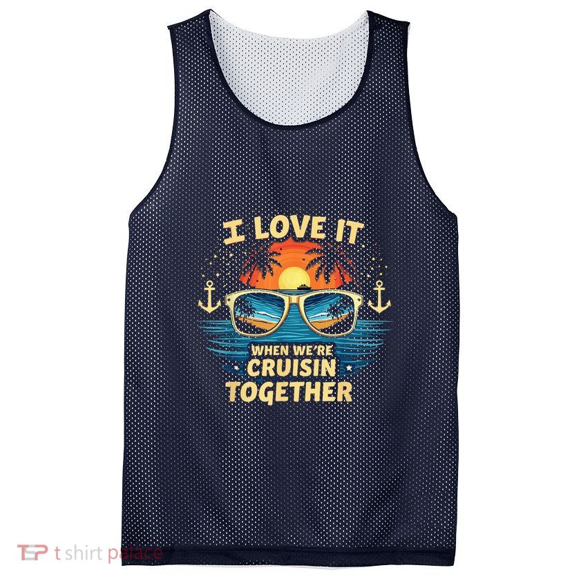 Cruise Squad 2025 Summer Vacation Matching Family Cruise Mesh Reversible Basketball Jersey Tank