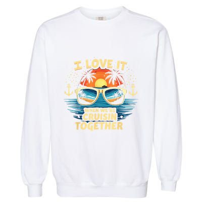 Cruise Squad 2025 Summer Vacation Matching Family Cruise Garment-Dyed Sweatshirt