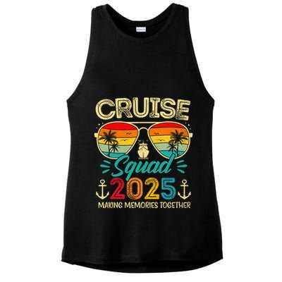 Cruise Squad 2025 Family Group Matching Summer Vacation Ladies PosiCharge Tri-Blend Wicking Tank