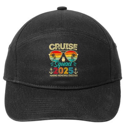 Cruise Squad 2025 Family Group Matching Summer Vacation 7-Panel Snapback Hat