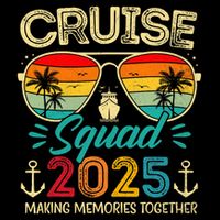 Cruise Squad 2025 Family Group Matching Summer Vacation Bucket Hat