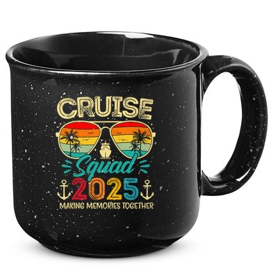 Cruise Squad 2025 Family Group Matching Summer Vacation 15oz Campfire Ceramic Mug