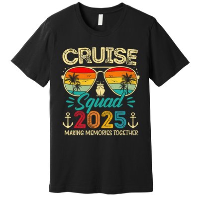 Cruise Squad 2025 Family Group Matching Summer Vacation Premium T-Shirt