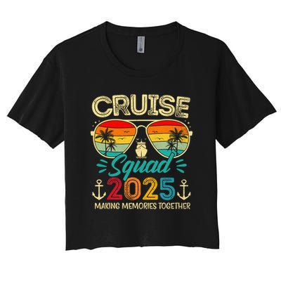 Cruise Squad 2025 Family Group Matching Summer Vacation Crop Top