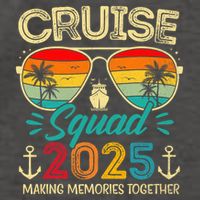 Cruise Squad 2025 Family Group Matching Summer Vacation Vector Backpack