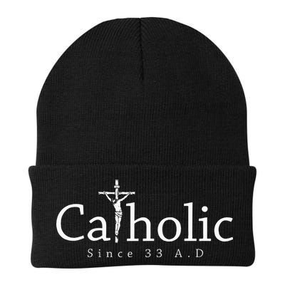 Catholic Since 33 Ad Crucifix Jesus Eucharist Christianity Beanie