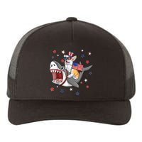 Corgi Shark 4th Of July Dog Mom Dad Puppy Lover Yupoong Adult 5-Panel Trucker Hat