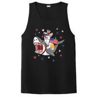 Corgi Shark 4th Of July Dog Mom Dad Puppy Lover PosiCharge Competitor Tank