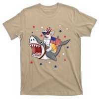 Corgi Shark 4th Of July Dog Mom Dad Puppy Lover T-Shirt