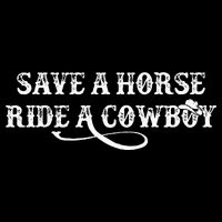 Cowgirl Save A Horse Ride A Cowboy Rodeo Western Country Zip Tote Bag