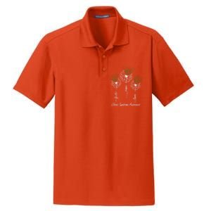 Cloves Syndrome Awareness Gift Faith Hope Love Dandelion Gift Dry Zone Grid Polo