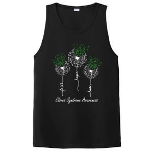 Cloves Syndrome Awareness Gift Faith Hope Love Dandelion Gift PosiCharge Competitor Tank