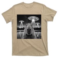 Capybara Selfie Alien Ufo Gifts Rodent Lover T-Shirt