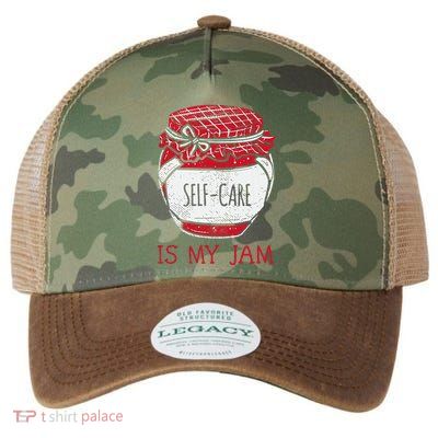 Cute Selfcare Awareness Support Legacy Tie Dye Trucker Hat