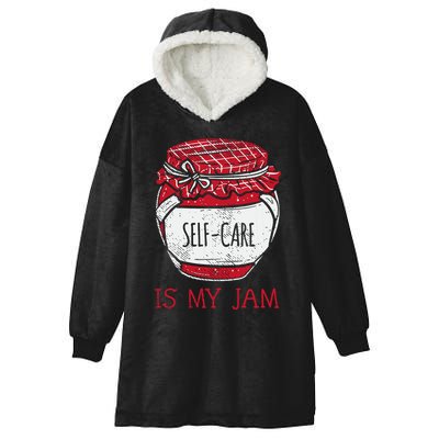 Cute Selfcare Awareness Support Hooded Wearable Blanket