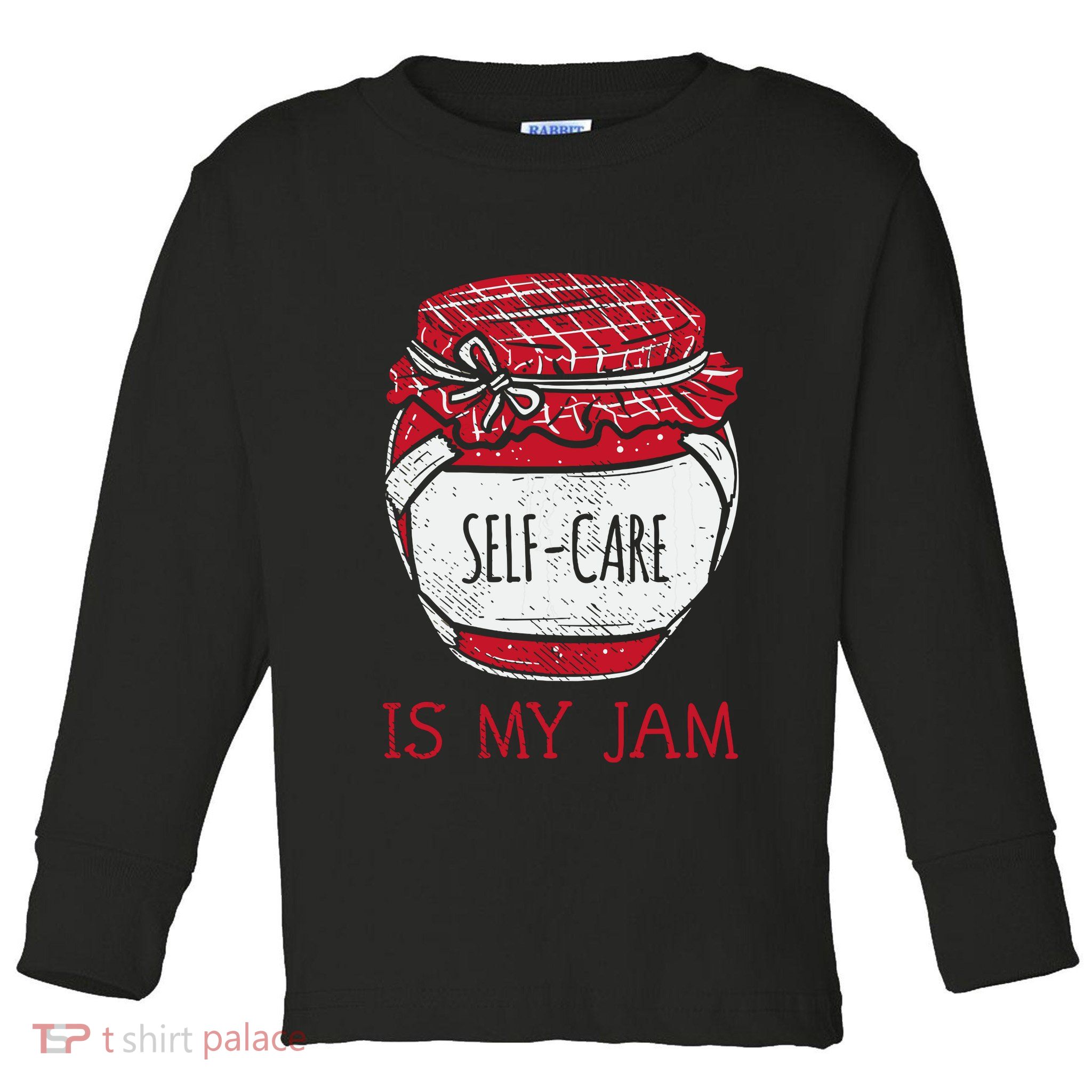 Cute Selfcare Awareness Support Toddler Long Sleeve Shirt
