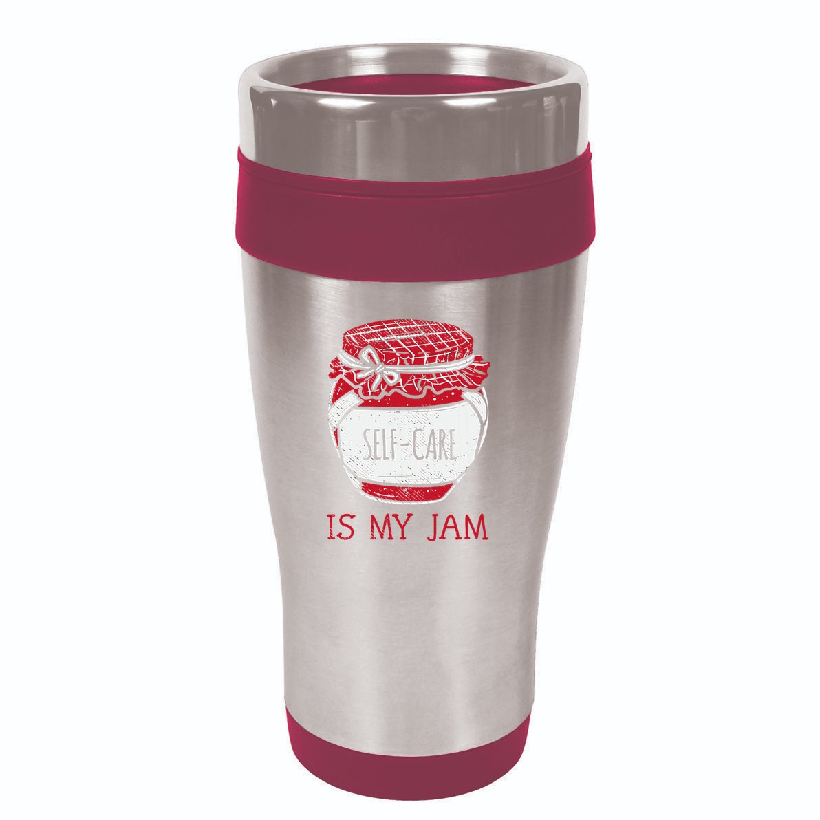 Cute Selfcare Awareness Support 16oz Travel Tumbler