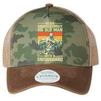 Cool Snowboard Art Skier Snowboarding Snowboarder Legacy Tie Dye Trucker Hat