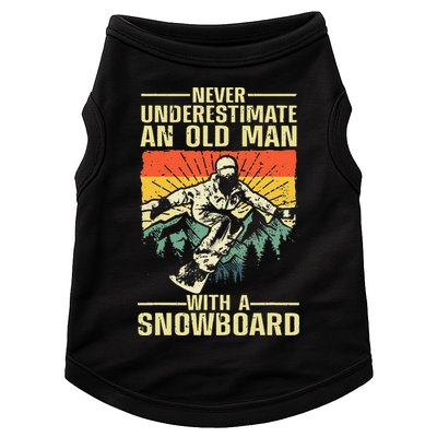 Cool Snowboard Art Skier Snowboarding Snowboarder Doggie Tank
