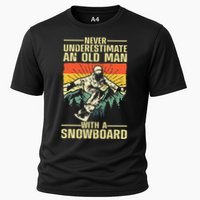 Cool Snowboard Art Skier Snowboarding Snowboarder Cooling Performance Crew T-Shirt