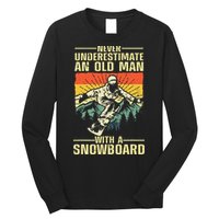 Cool Snowboard Art Skier Snowboarding Snowboarder Long Sleeve Shirt