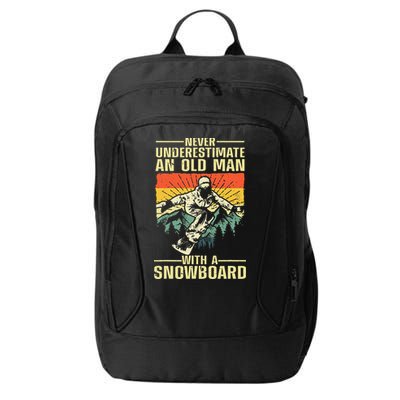 Cool Snowboard Art Skier Snowboarding Snowboarder City Backpack