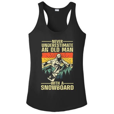 Cool Snowboard Art Skier Snowboarding Snowboarder Ladies PosiCharge Competitor Racerback Tank