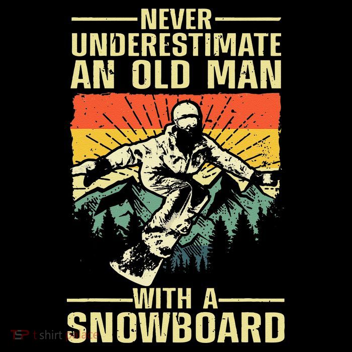 Cool Snowboard Art Skier Snowboarding Snowboarder Bag