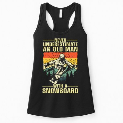 Cool Snowboard Art Skier Snowboarding Snowboarder Womens Tank Top