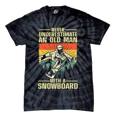 Cool Snowboard Art Skier Snowboarding Snowboarder Tie-Dye T-Shirt