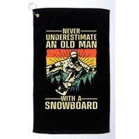 Cool Snowboard Art Skier Snowboarding Snowboarder Golf Towel