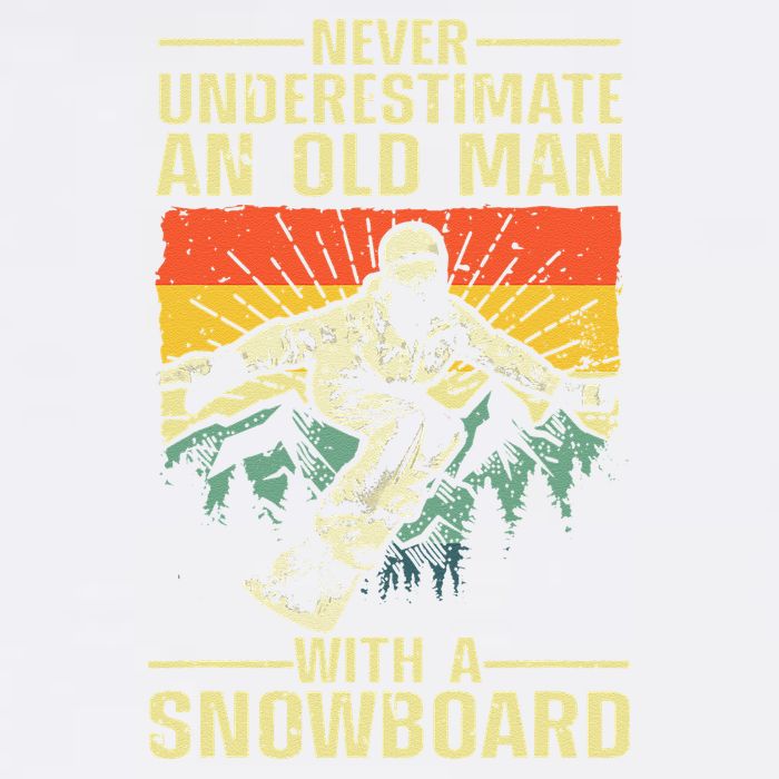 Cool Snowboard Art Skier Snowboarding Snowboarder Garment-Dyed Sweatshirt