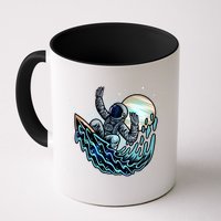 Cool Space Astronaut Surfing the Galaxy Mug