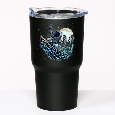 Cool Space Astronaut Surfing the Galaxy Tumbler