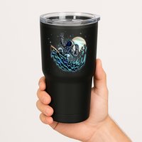 Cool Space Astronaut Surfing the Galaxy Tumbler