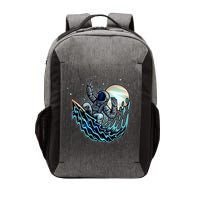 Cool Space Astronaut Surfing the Galaxy Vector Backpack