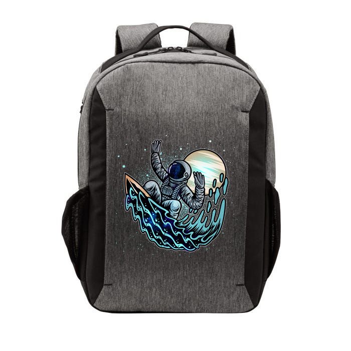 Cool Space Astronaut Surfing the Galaxy Vector Backpack