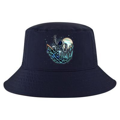 Cool Space Astronaut Surfing the Galaxy Cool Comfort Performance Bucket Hat