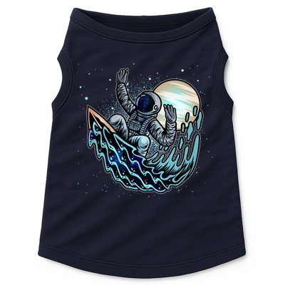 Cool Space Astronaut Surfing the Galaxy Doggie Tank
