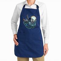 Cool Space Astronaut Surfing the Galaxy Apron
