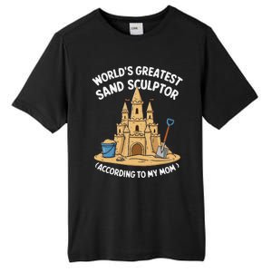 Creative Sandcastle Art Sculpture Beach Fun Sculpting Tall Fusion ChromaSoft Performance T-Shirt