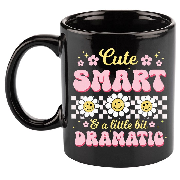 Cute Smart And A Little Bit Dramatic Retro  11oz C Handle Ceramic Mug
