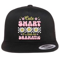 Cute Smart And A Little Bit Dramatic Retro  Flatbill Hat